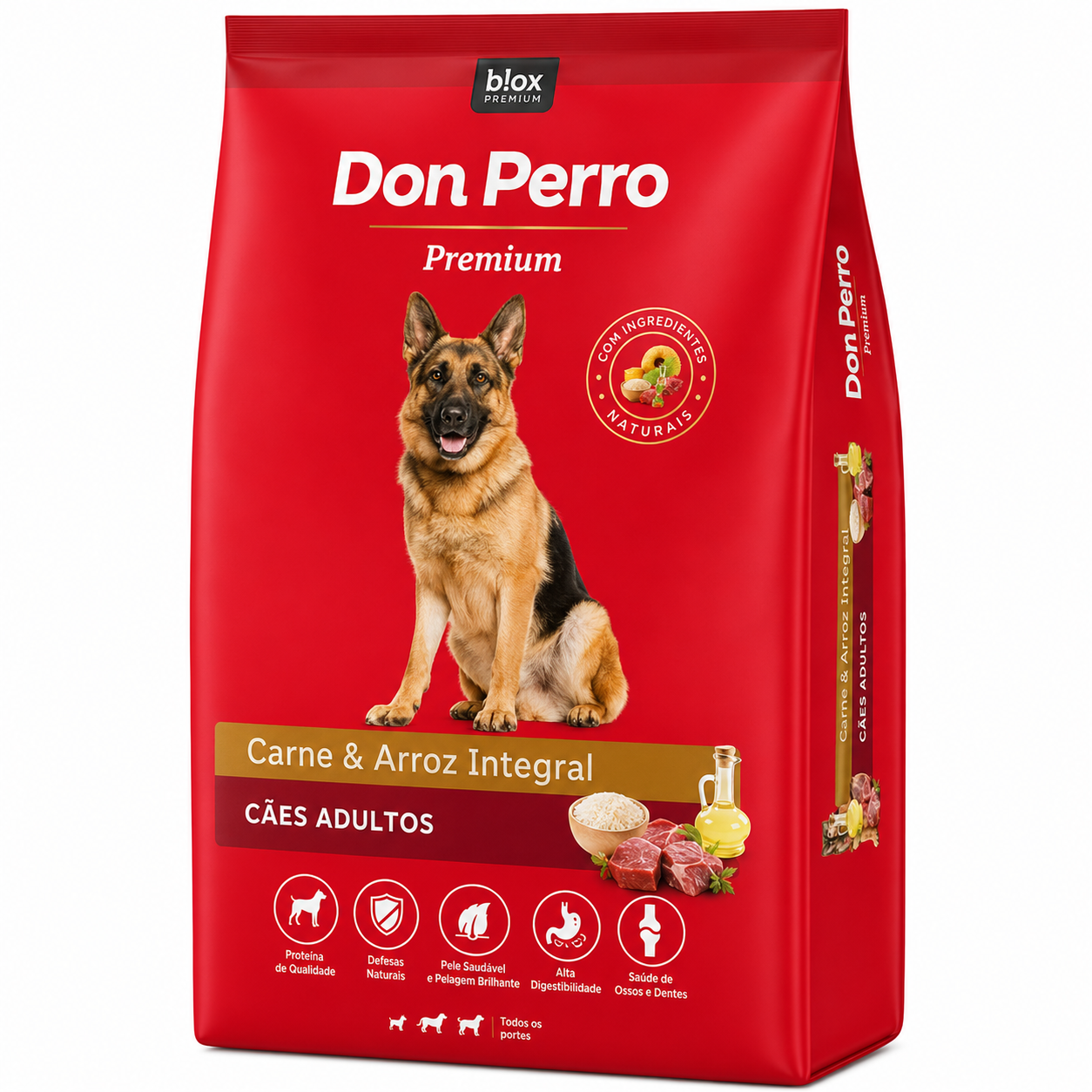 Ração Don Perro Premium Cão Adulto Carne e Arroz 15kg