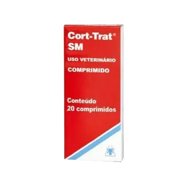 Cort-Trat Anti-inflamatório para Cães e Gatos 20 Comprimidos