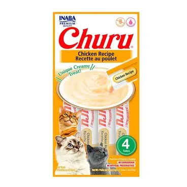 Petisco Churu Galinha para Gatos (4x14g) 56g