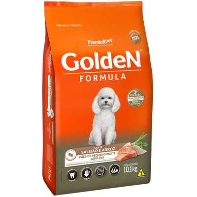 Ração Golden Fórmula Cães Adultos Raças Pequenas Salmão e Arroz 10,1 kg
