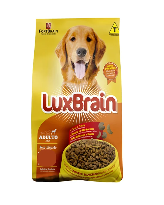 Ração Luxbrain Original Adulto Carne e Cereais 20kg
