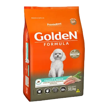 Ração Golden Formula Cães Adultos Raças Pequenas Carne e Arroz Mini Bits 10,1 kg