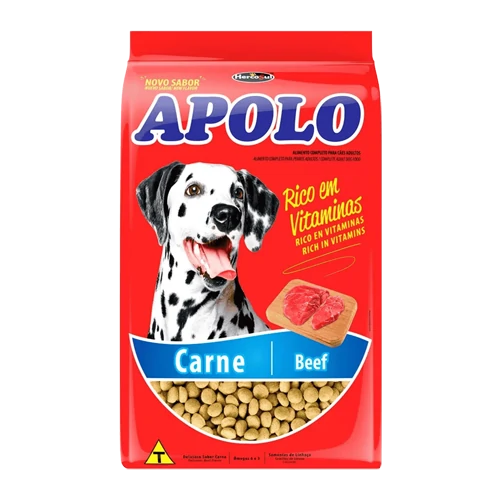 Racao Apolo Carne Caes Adultos 10,1kg